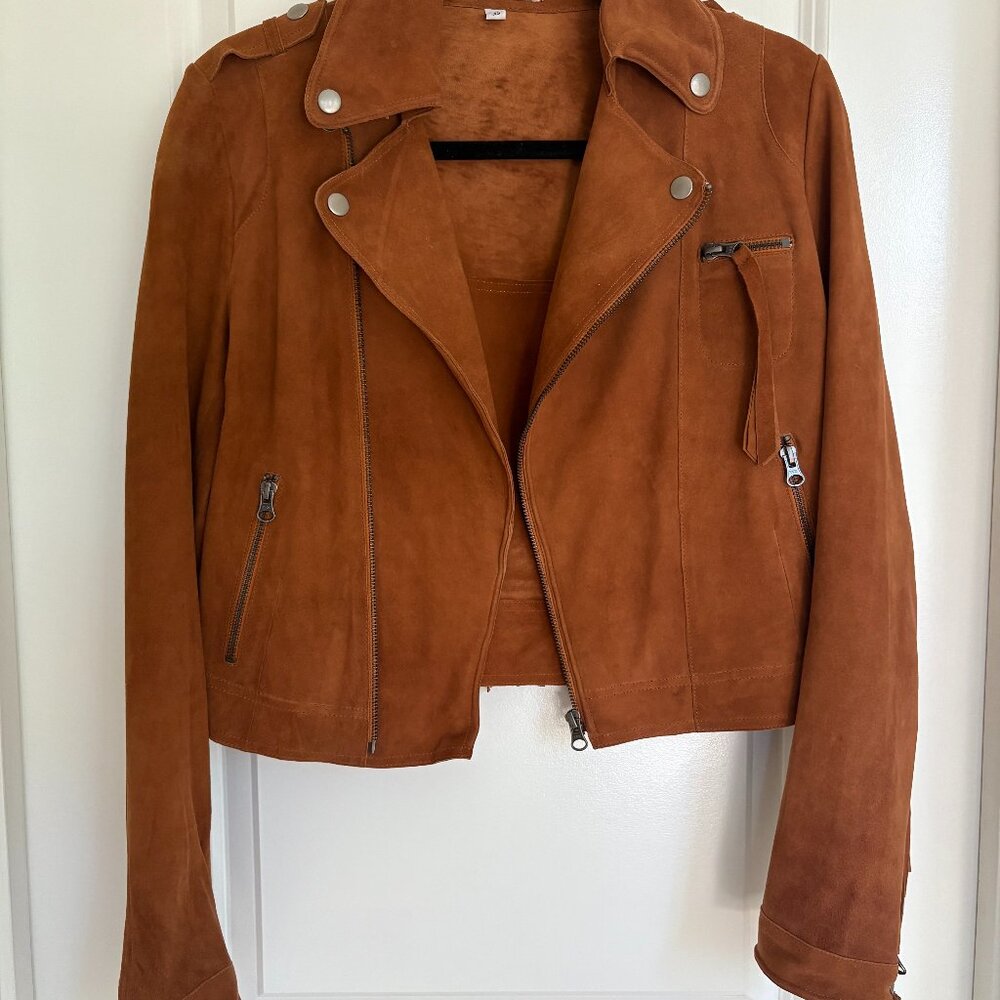 Jakett T​ina Washed Suede Jacket XS Brand New With Tags